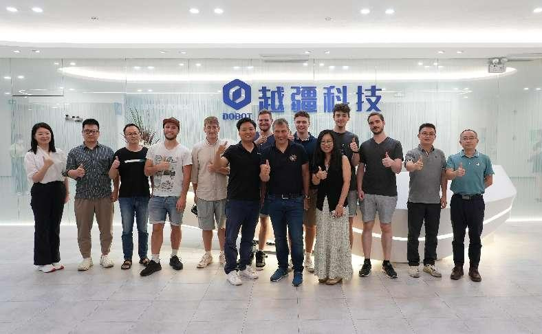 越疆,機器人產業學院，崗課賽證融通-國際交流不斷，德國職校代表團到訪越疆